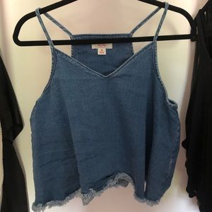 Jean Tank Top